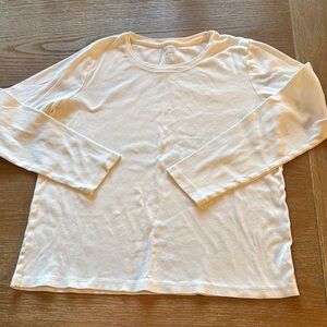 Northern Reflections White Long Sleeve Crew Neck T-Shirt - Size large 🌸